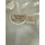 Victoria's Secret Vintage  Gold Label White Satin Jacquard Bridal Tassel Robe M/L Photo 2