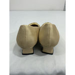 Easy Spirit Womans Alive 5 Size 7.5 M Gold Satin Slip On Heel Pumps Photo 4