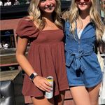 Princess Polly  Lorna Romper Brown Photo 4