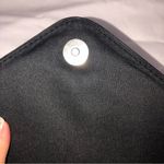 DSW Black Silver Large Envelope Clutch Faux Suede Leather  IPad Case Evening Bag Photo 7