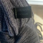 Grey Knit Fringe Infinity Scarf Gray Photo 5