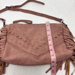 Danielle Nicole  Western Pink‎ Crossbody Bag with Fringe Photo 9