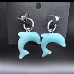 Coach  Aqua Dolphin Earrings Photo 5