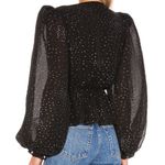 LPA Francis Top in Black & Silver Sparkle Size XS Photo 2