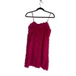VERO MODA NWT  Kari Fringe Mini Dress in Love Potion Pink Photo 11