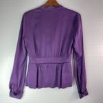 Tory Burch  6 Silk Purple Ruffled Women's Top Photo 4