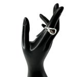 J.Crew ‎ Silver Sculptured Orb Mirror Ring Style BB495 NEW Photo 1