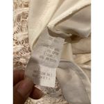 Vintage Cachet by Bari Protas Fringe Lace crochet Short Sleeve flapper Dress 5/6 Photo 9