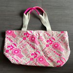 Kate Spade Canvas 20th Anniversary 20 Things We Love Tote Bag Pink Beige Photo 0