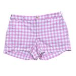 Ralph Lauren Polo Pink Gingham Shorts Women's Size 12 Casual Preppy Summer Photo 1