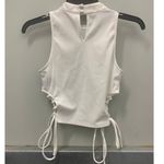NBD  White Eyal Top Chic, Side Tie‎ Top Photo 5