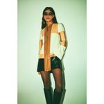 Alexis Cameron Dress in Multi Patchwork Large New asis Womens Vegan Faux Leather Photo 14