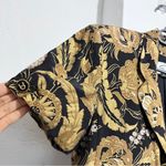 Genny vintage suit set rare print silk gold black: Box 0012: Size 8 Photo 5