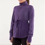 Lululemon  Inner Peace Reversible Jacket Concord Grape Sz 6 Full Zip Photo 4