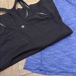 Lululemon 2  tank tops Women's Black and Blue Racerback Tops Photo 1