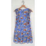 Paige NEW Barbarella Floral Mini Dress in Dream Blue Poppy Meadow Women's XS Photo 2