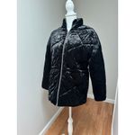 BLANK NYC NEW Crushed Velvet Black Puffer Jacket size Small Photo 1