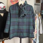Tuckernuck  Blackwatch Daphne Plaid Bow Neck Wool Dress Photo 4