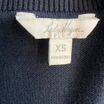 Lady Hagen  Liberty Navy Blue/Green Herringbone Golf Sweater Long Sleeve Size XS Photo 6