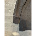 Gaiam  Women Soft Fleece‎ Yoga Dress Sweater Charcoal Heather Grey Small S Photo 2