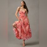 Hutch Costella Pink Blush Floral Tulle Gown Dress size 4 Photo 1