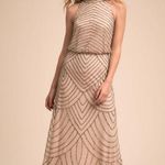 Adrianna Papell Art Deco Beaded Blouson Dress Photo 5