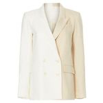 Veronica Beard Off-White Tan Two-Toned Braeton Dickey Jacket Blazer Size 8 Photo 5