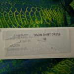 L'Agence L’AGENCE Madison Shirt Mini Silk Satin Dress size XS Amazon Green Photo 9