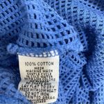 Spirit Blue Mesh Long Sleeve V-neck Size Medium Photo 4