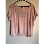 Juicy Couture Juicy Couture Y2K Womens Velvour Rhinestone Studded Top sz 1X 2000s Nastalgia Photo 1