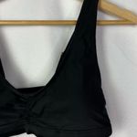 Time And Tru Black Drop Neckline Swim Bikini Top S Photo 2
