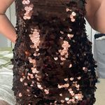 A New Day  Brown Sequin Slip Dress Photo 0