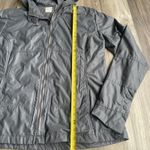 Title Nine ‎ Womens Jacket Gray Full Zip Hooded Windbreaker Coat XL Golf Hiking Photo 2