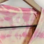 PINK - Victoria's Secret Victoria’s Secret Pink Medium Pink & Yellow Cream Color 3/4 Sleeve Top Photo 2