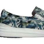 Spring Step Like New  Leather Whipsie Tufts Slip-On Sneakers Floral Size 10 Photo 3
