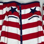 Vintage C&B Sport American Flag Cardigan Sweater Red Size 1X Photo 3