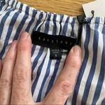 Sanctuary  Striped Ruffle Blouse in Blue and White Photo 1