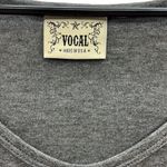 Vocal Crochet Lace Accent Embellished 3 Quarter Sleeve Shark Bite Tunic Dress S Photo 11