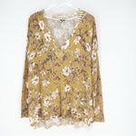 Show Me Your Mumu Cliffside V-Neck Floral Sweater M Fliritin Floral Photo 1