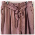 Charlotte Russe + Pink Striped Cuffed Hem Trousers NWT Size 3X Photo 4