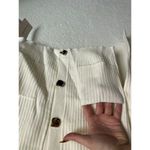 Commense Ribbed Knit Elegant Button Front Sweater & Skirt Set M NWT Size M Photo 3