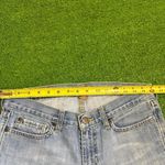 Abercrombie & Fitch Vtg Y2K  Sz 6 Short Light Wash Mid Rise Distressed‎ Hem Jeans Photo 5