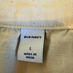 Old Navy  Women Square Neck Longsleeve Cream Top Size Large Tiered Cotton Spring Photo 4