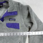 Patagonia  Fleece Re-Tool Snap-T Pullover Gray Purple Polartec‎ Thermal Pro S Photo 1