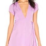 superdown Lilac Mini Wrap Dress Photo 0