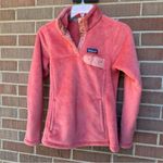 Patagonia  Salmon Pink Retool Polartec Snap Pullover Jacket Size XS Photo 0
