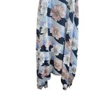 O'Neill Floral Swim Aries Wrap Cover-Up Flowy Adjustable Strap Blue Sz Medium Photo 3