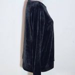 Lilly Pulitzer Black Embroidered Sweatshirt Size Small Rami Velour Sweatshirt Photo 3