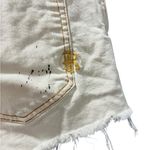 Rich & Skinny Off White Distressed Paint Splattered Shorts Size 27 Cheetah USA Photo 7