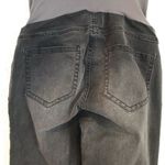 Indigo Blue Gray Maternity Skinny Jeans Full Panel Distressed Tapered Stretch XS X-Small Photo 3